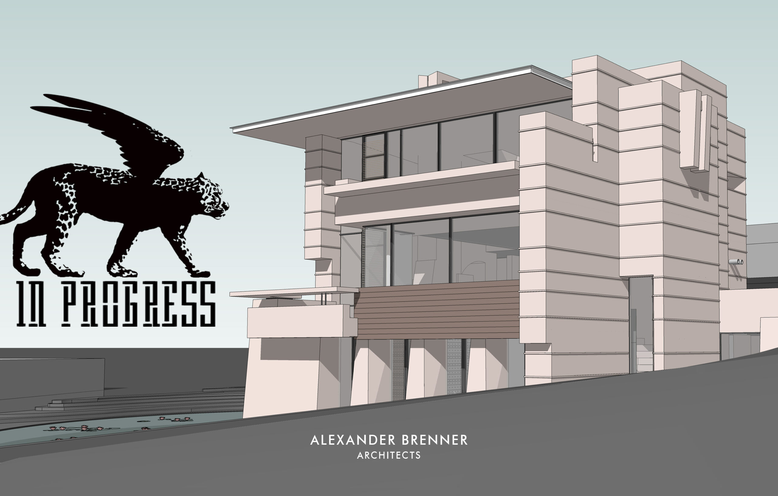 In Progress Tank House Alexander Brenner Architects Villas and Houses
