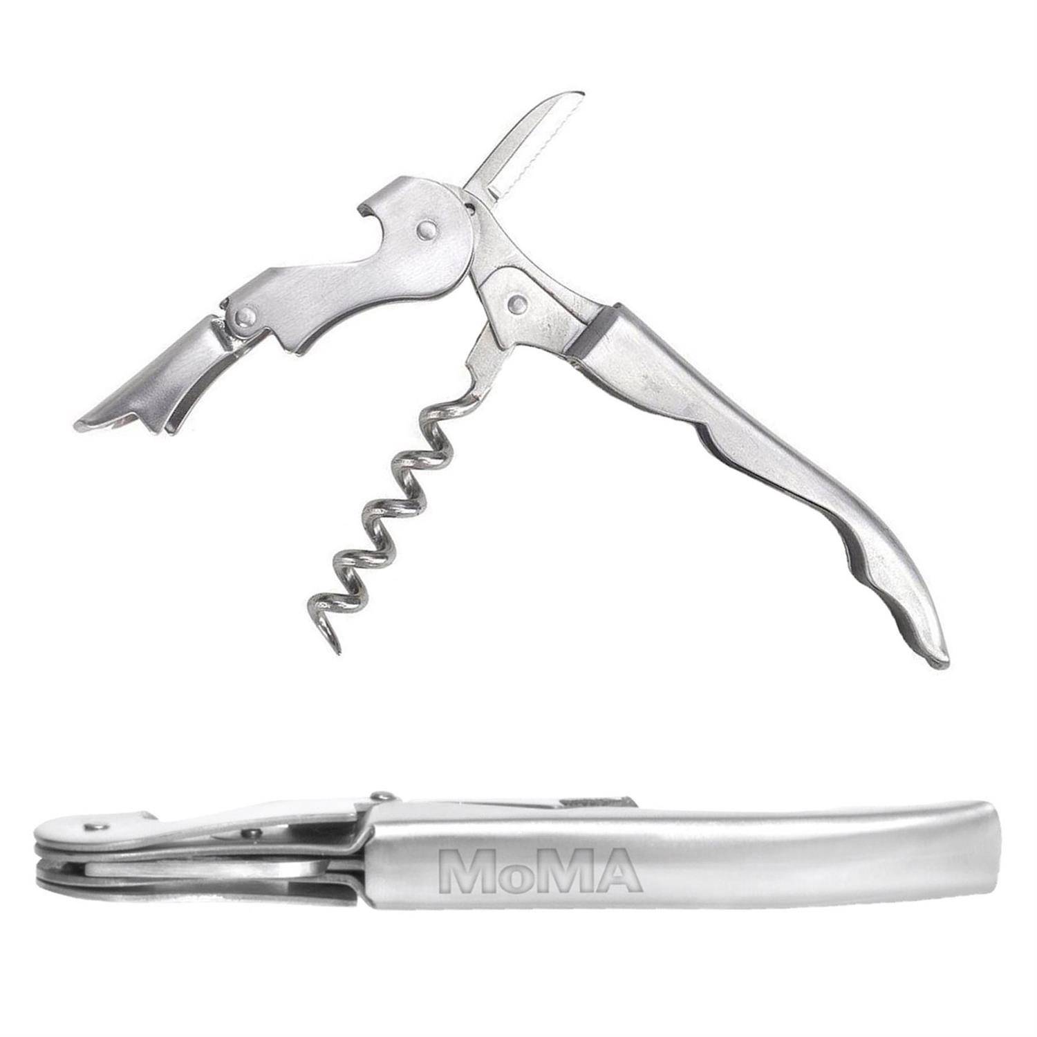 Double Jointed Corkscrew Bottle Opener