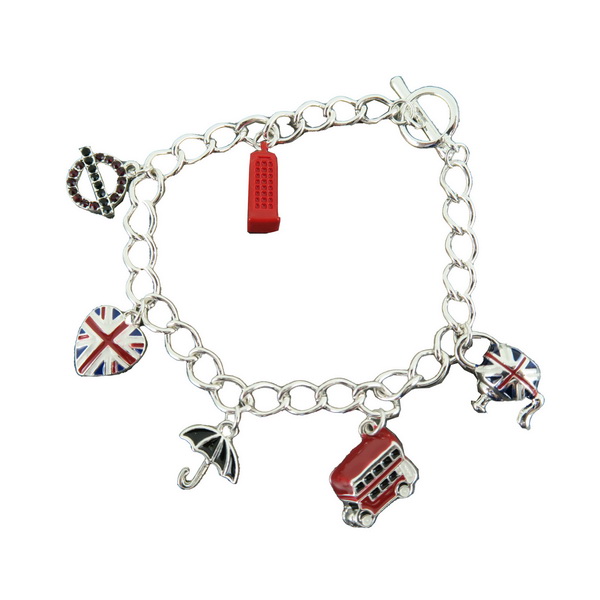 Union Jack Charm Bracelet Alexander Thurlow