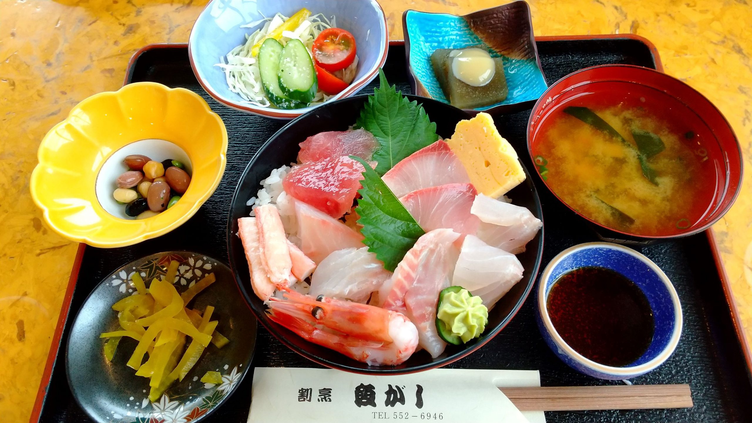 国道8号線沿い 割烹魚がしランチ海鮮丼 糸魚川ALEX