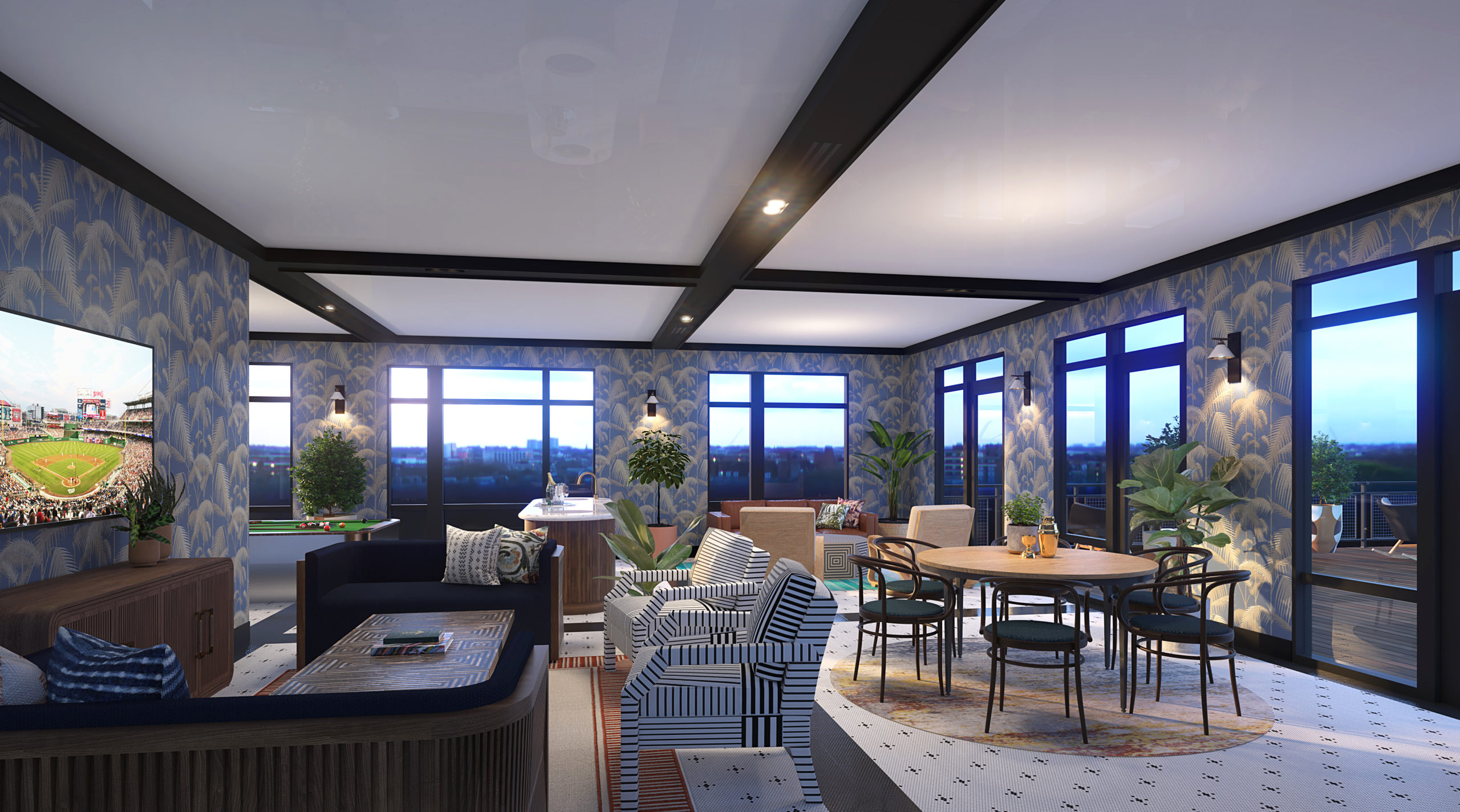 AlexanFlorenceRooftopTerraceRendering Alexan Park 82nd