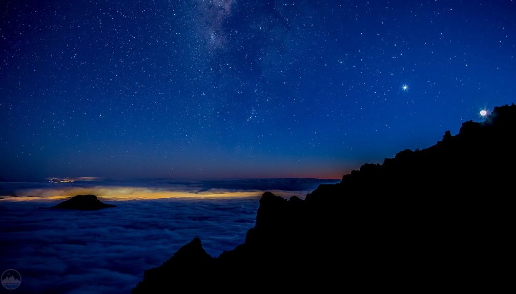 L'île de La Palma la nuit en time lapse Night Visions