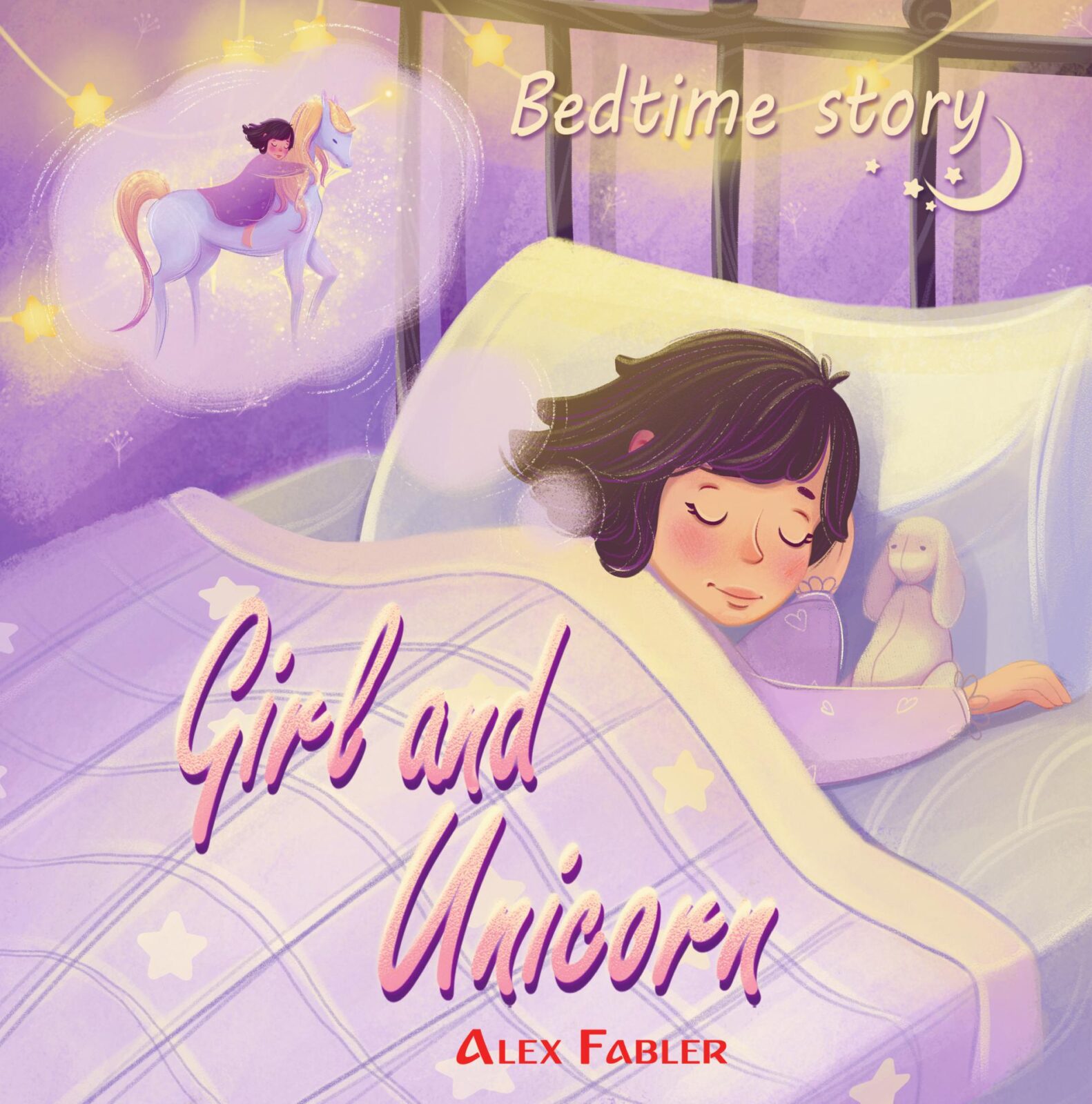 Girls and Unicorn Bedtime Story Alex Fabler site
