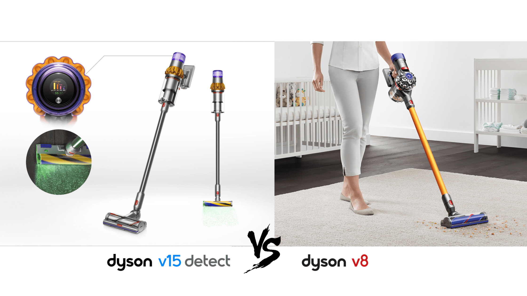 Comparație Dyson V8 vs Dyson V15 Alex Grecu Blog