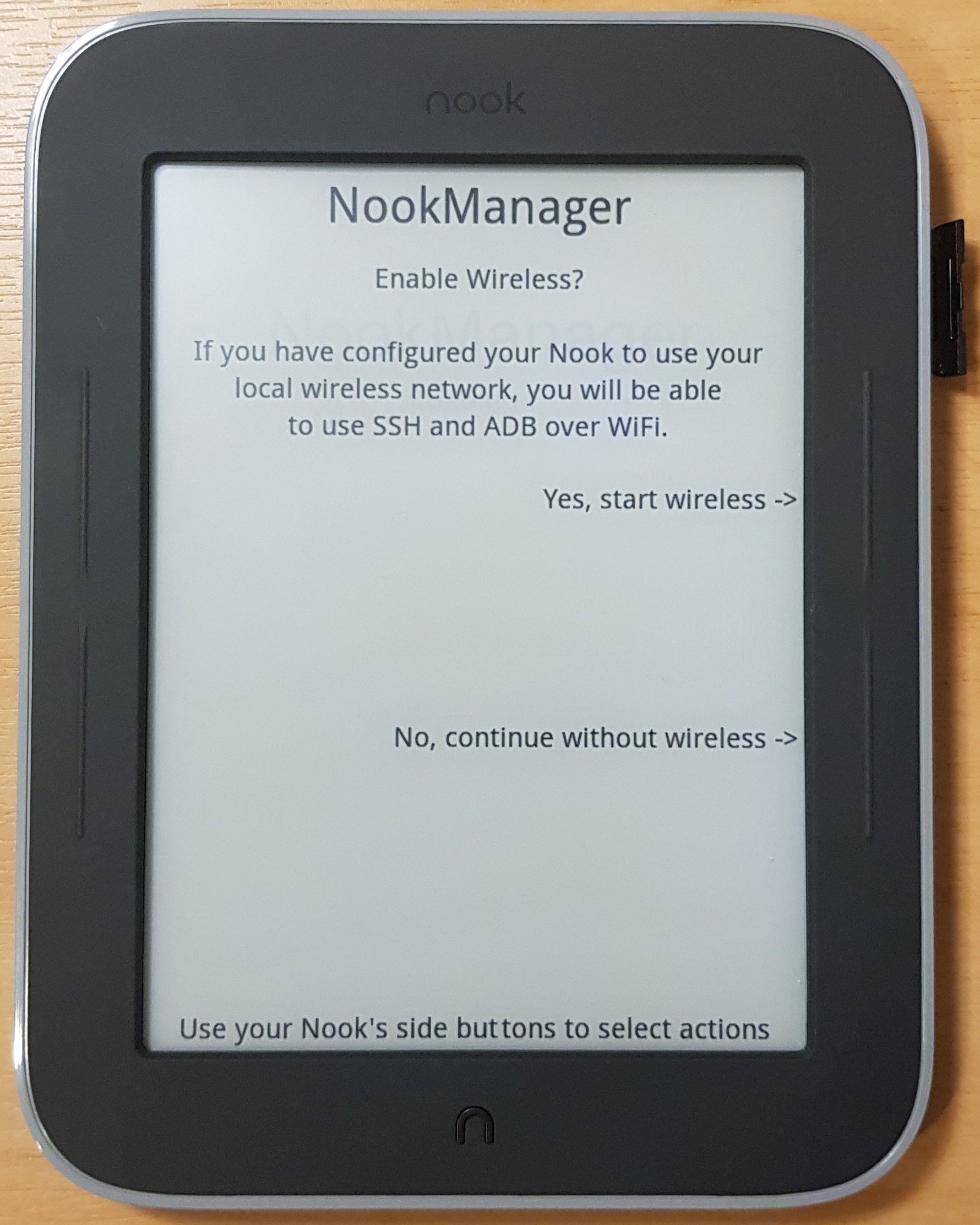 How to Factory Reset and Skip Nook SimpleTouch (and other) Registration