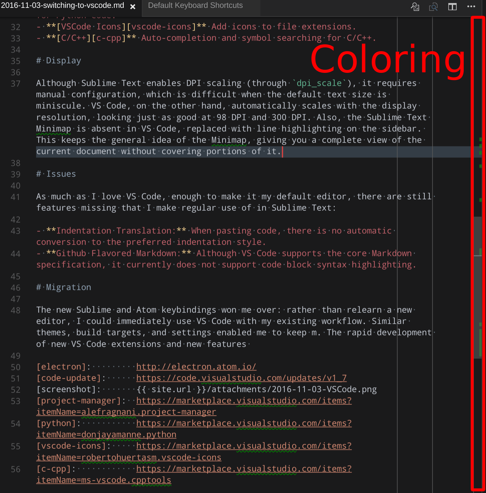Switching to Visual Studio Code