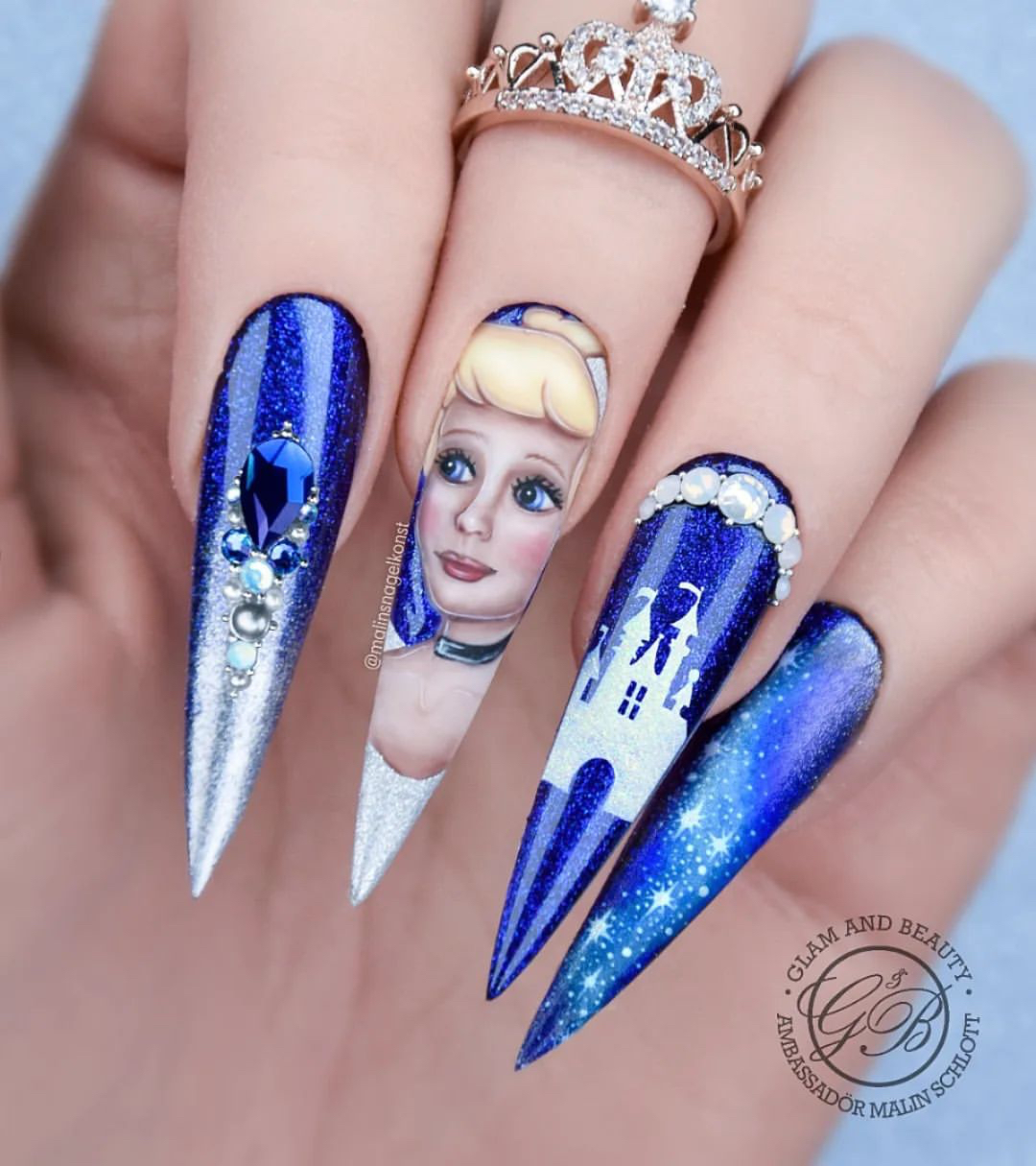 20 Latest Cinderella Nail Ideas To Try In 2024!