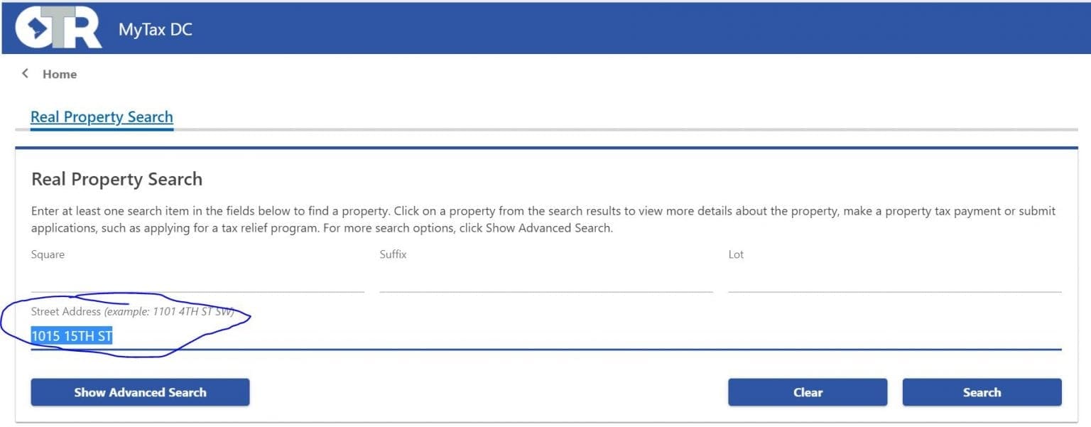 Estimating DC Property Taxes Alex Jaffe Team