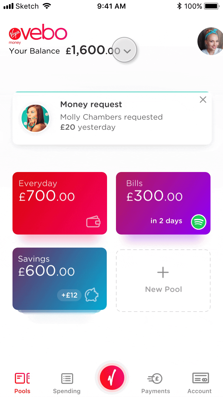 Virgin Money Bank App Alex Lasek Portfolio