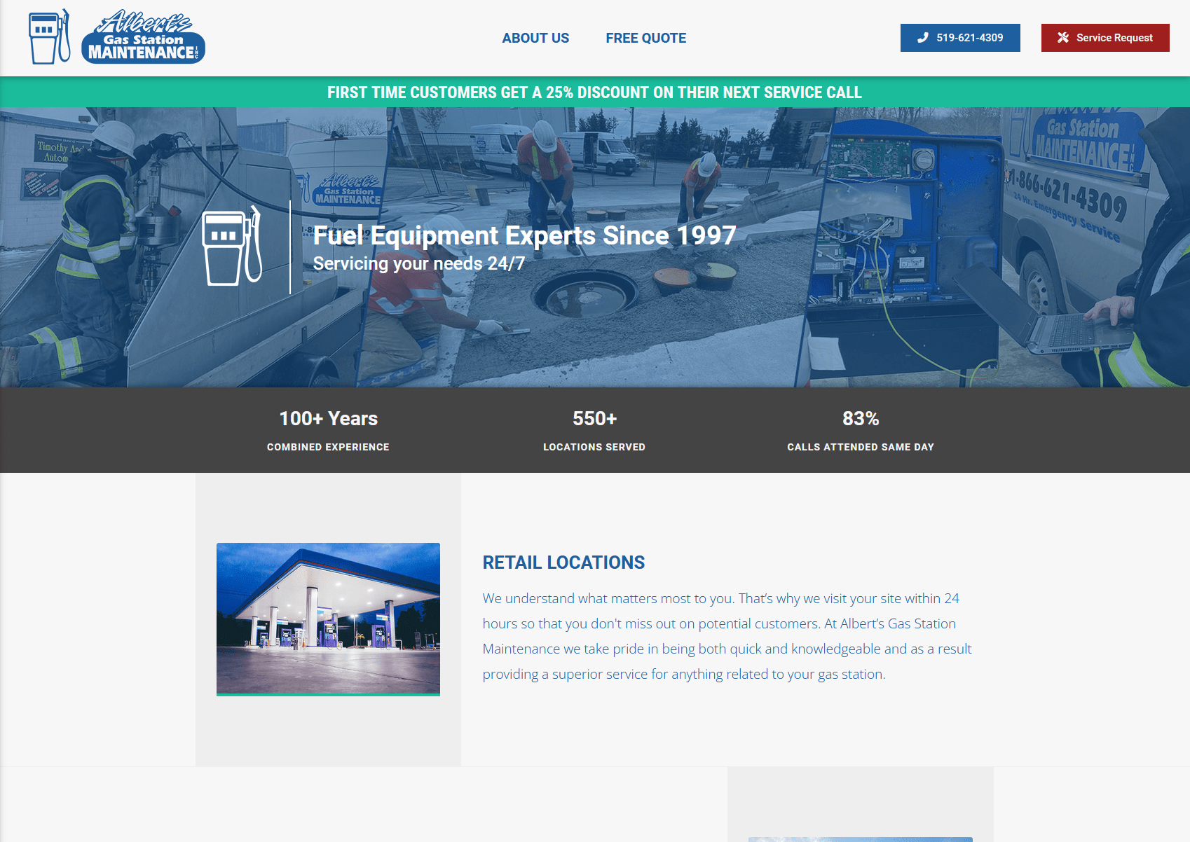 Alberts Gas Station Maintenance Alex Leuschner