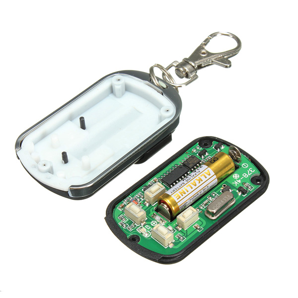 4 Button Electric Garage Gate Door Remote Control Key Fob Cloning 433