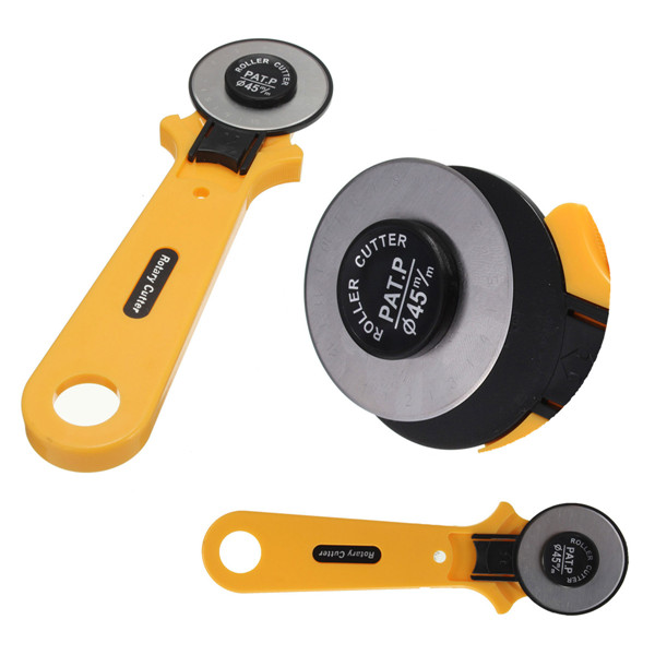 45mm Rotary Cutter Premium Quilters Sewing Fabric Craft Cutting Tool