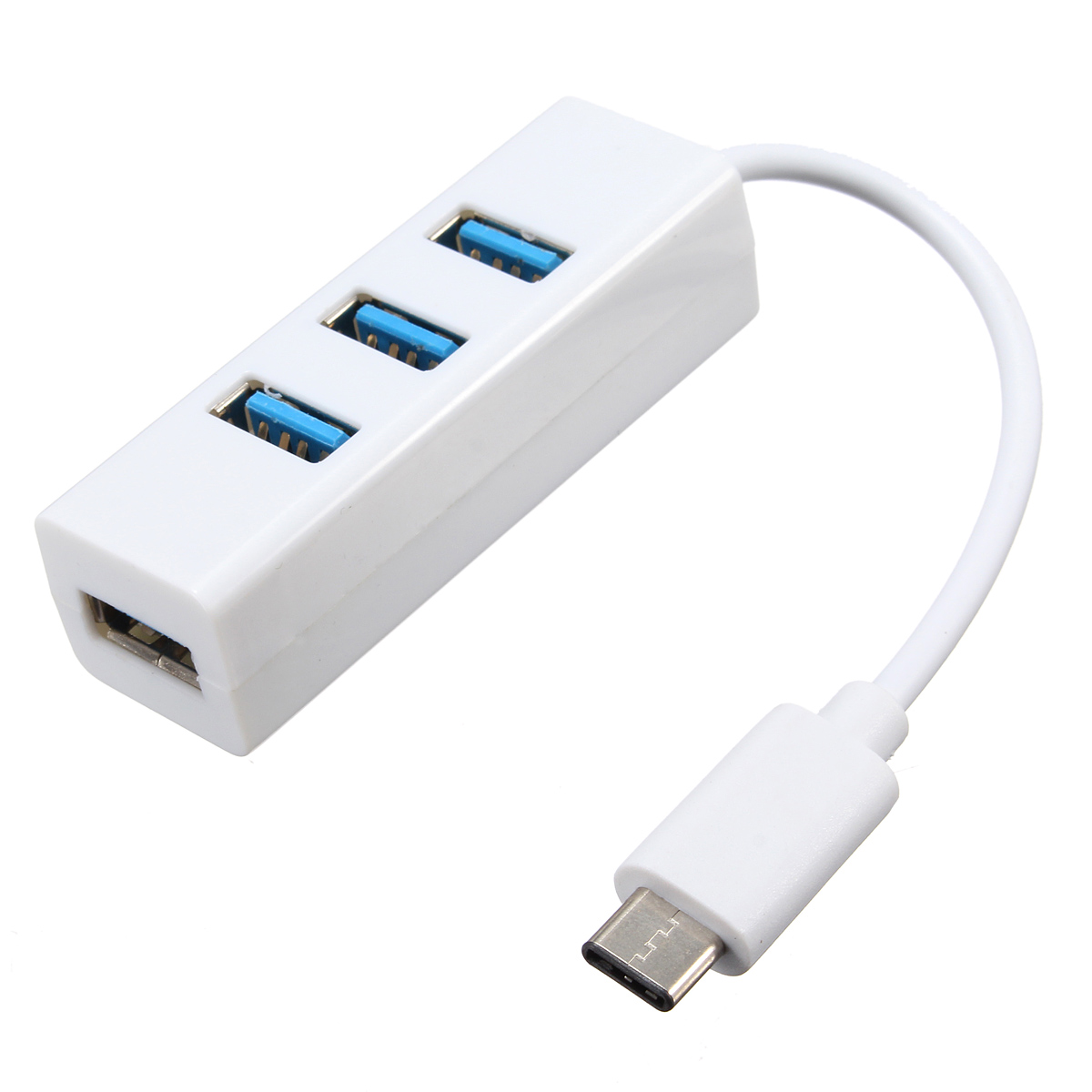 USB 3.1 Type C To 4Port USB 3.0 Hub Adapter High Speed