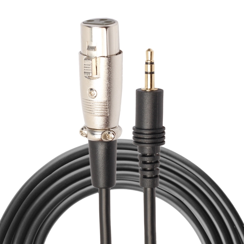 3m 3.5mm Male to XLR Female Microphone Audio Cord Cable