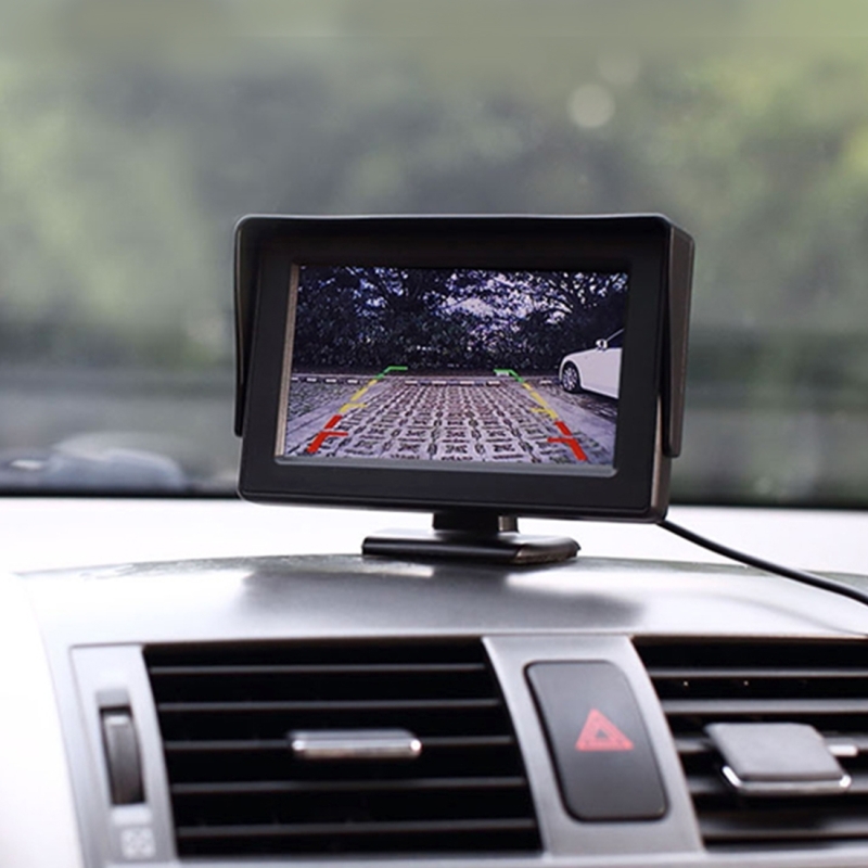 Universal 4.3 inch Car High Definition Monitor with Adjustable Angle