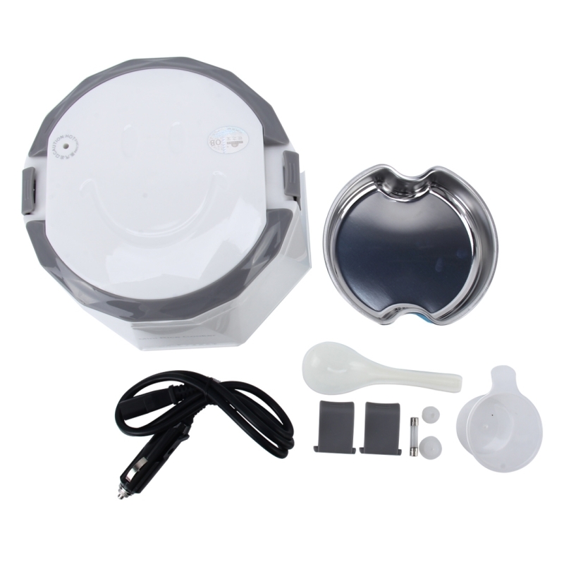 OUSHIBA Car Auto C3 Mini Multifunction Rice Cooker 12V 1.3L Volume For Rice Soup Noodles