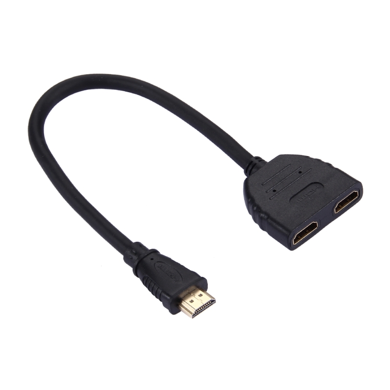 30cm HDMI Male to Dual HDMI Female 1.4 Version Cable