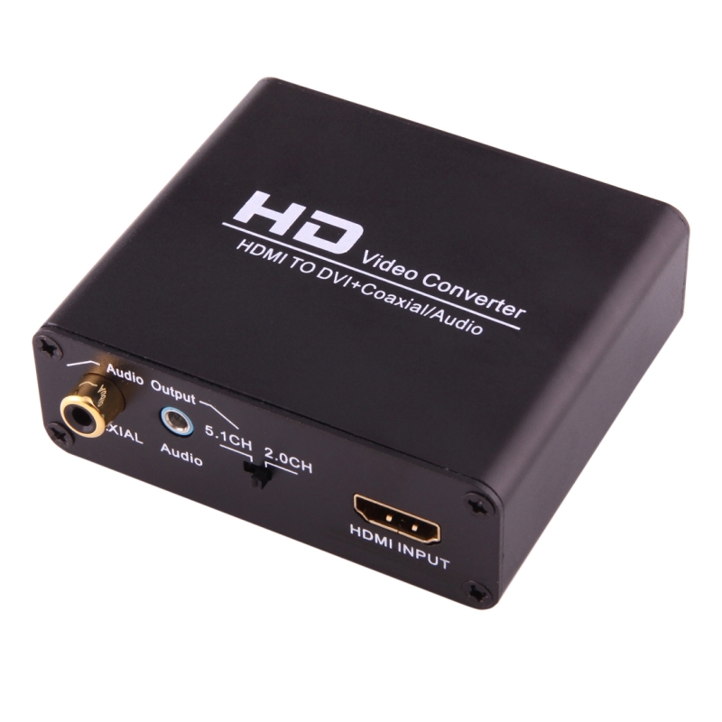 NEWKENG X5 HDMI to DVI with Audio 3.5mm Coaxial Output
