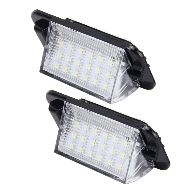 2 PCS License Plate Light with 18 SMD3528 Lamps for BMW E36 (19921998