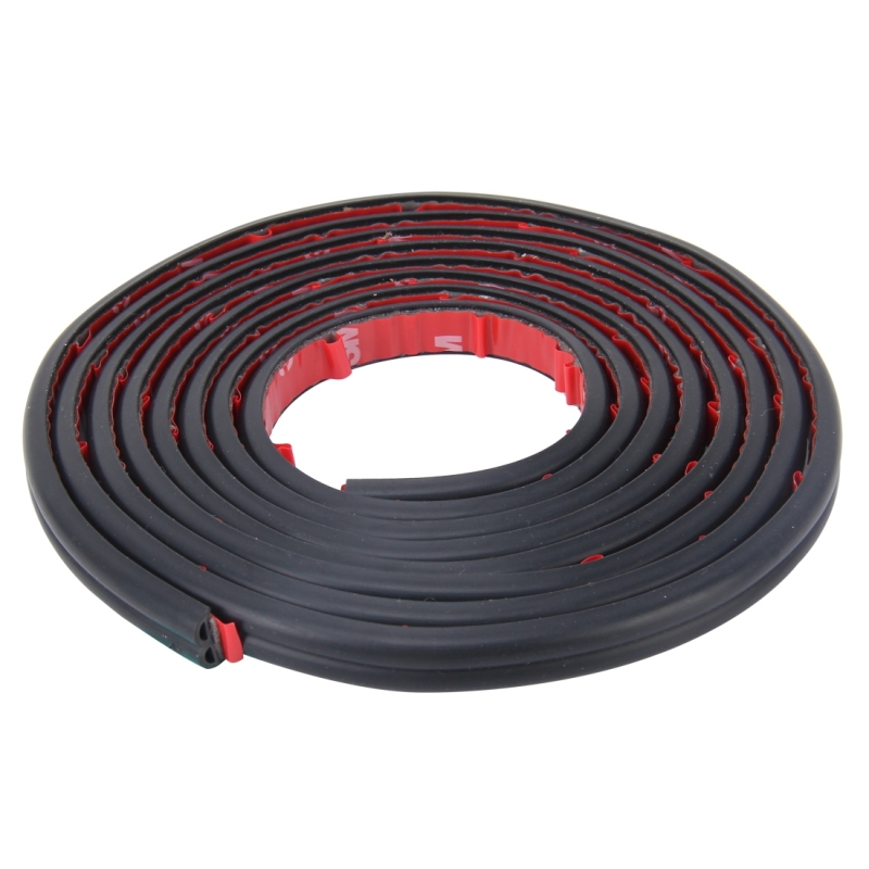 4m B Shape Car Decorative Strip Rubber Chrome Decoration Strip Door