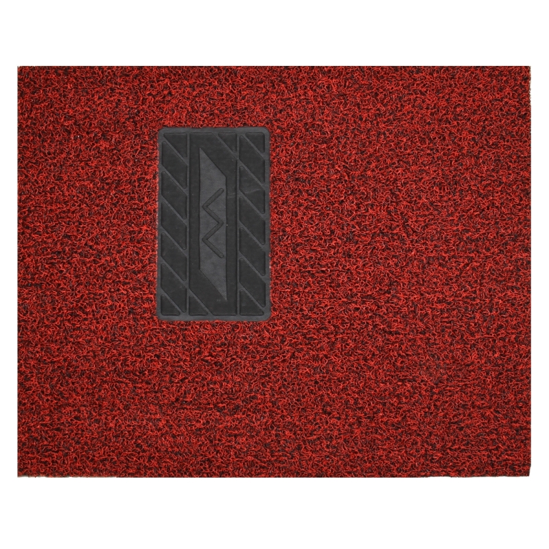 Universal Car Antislippery Rubber Mat PVC Coil Soft Floor Protector Carpet (Red)