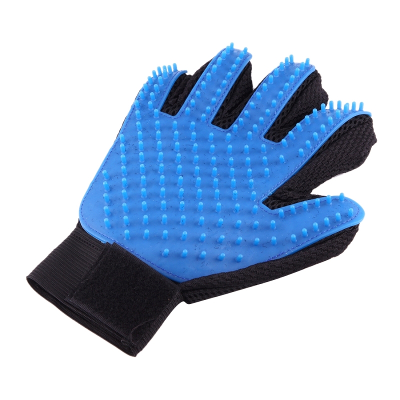 True Touch Five Finger Deshedding Brush Glove Pet Gentle Efficient