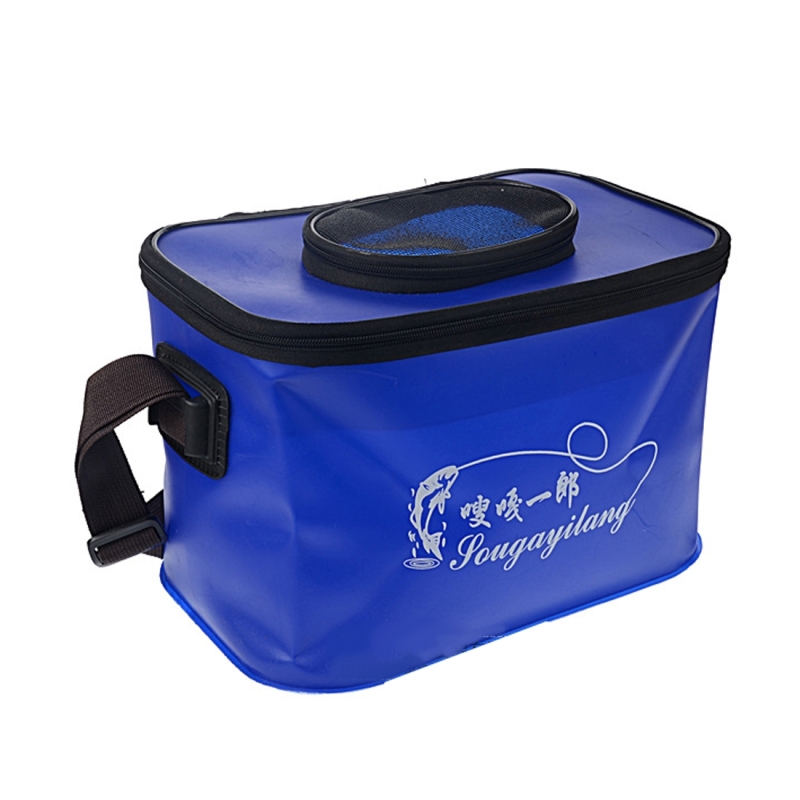 Live Fish Bucket Folding Water Bucket Fish Bucket Bait Box