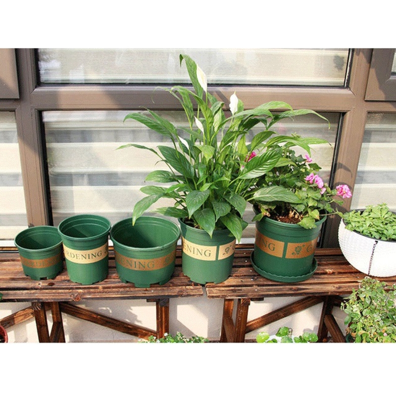 2 Gallon Flower Pots Plant Nursery Pots Plastic Pots Creative Gallons