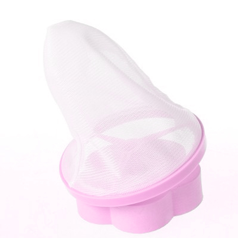 2 PCS Plumshaped Washing Machine Hair Removal Mesh Filter Bag Floating
