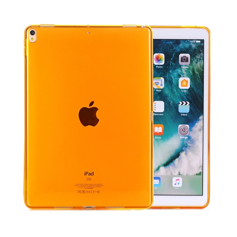 For iPad Pro 10.5 inch Smooth Surface TPU Case (Orange)