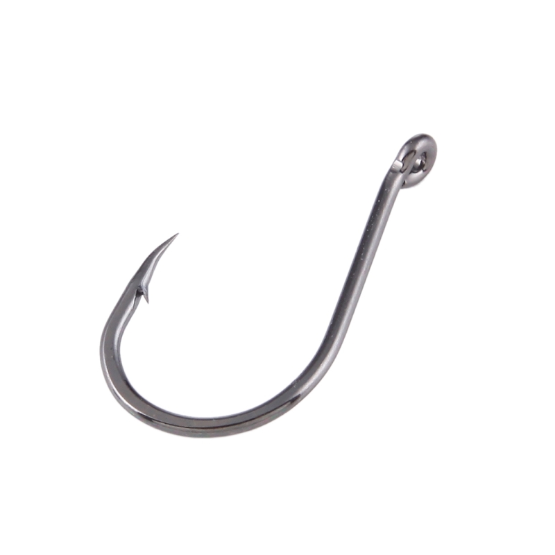 12 20 PCS (Single Box) Carbon Steel Fish Barbed Hook Fishing Hooks
