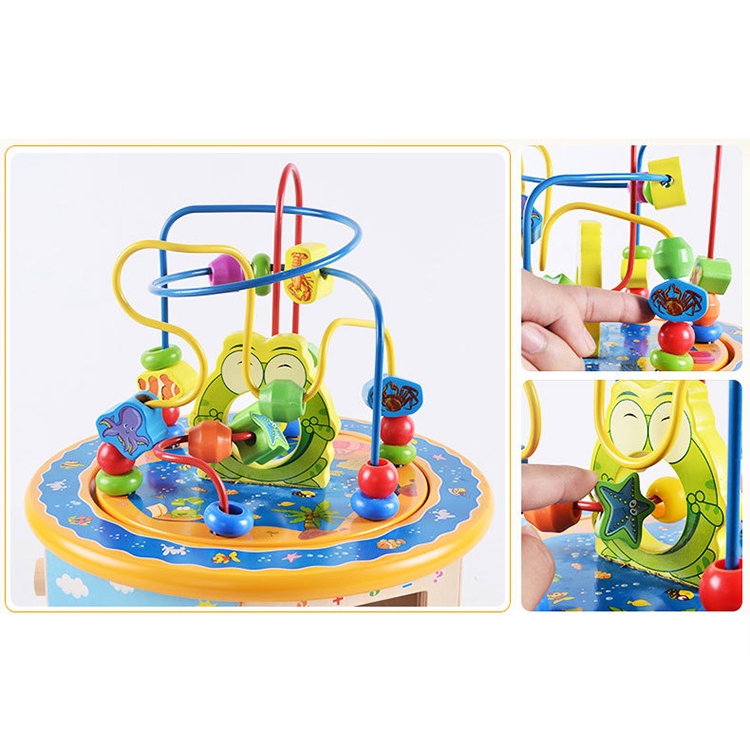 Multifunctional Wooden Gaming Treasure Box Toy