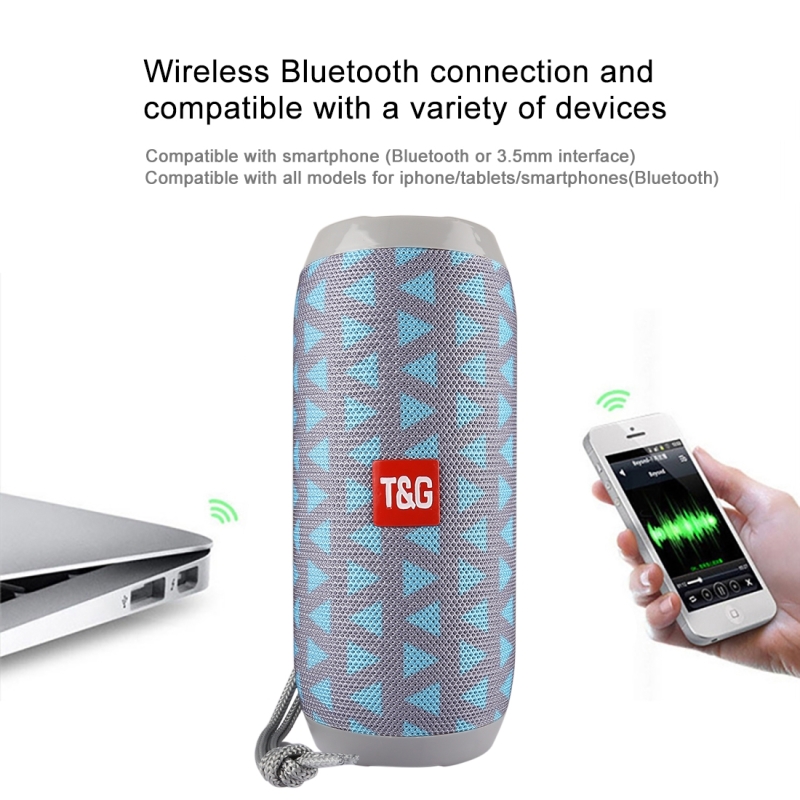 TG117 Portable Bluetooth Stereo Speaker, with Builtin MIC, Support