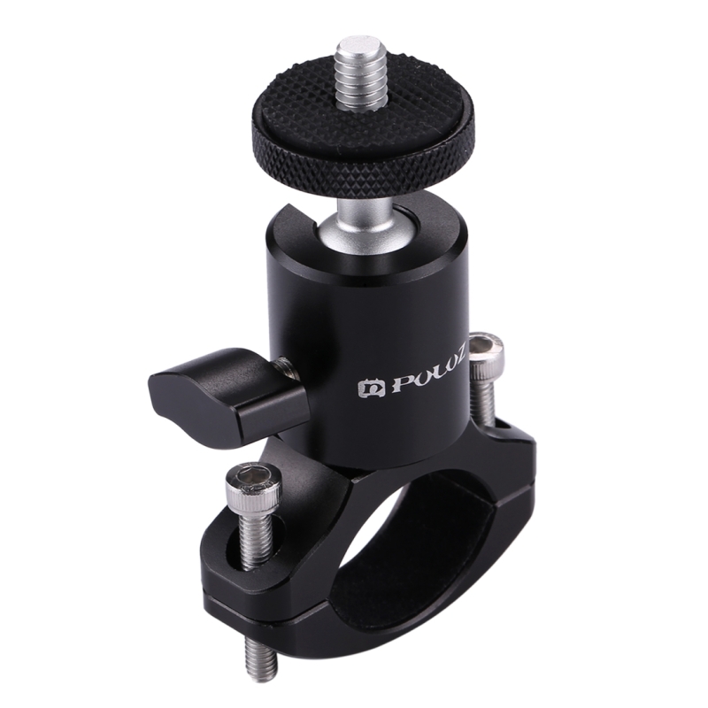 PULUZ Bike Aluminum Handlebar Tripod Ball Head Adapter Mount for GoPro