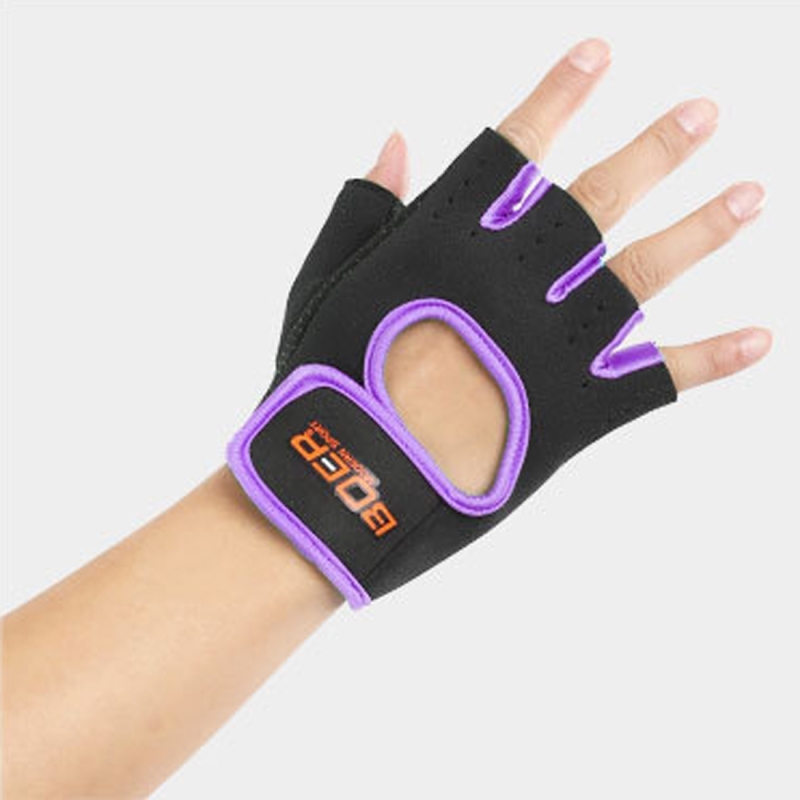 Unisex Half Finger Gloves Outdoors Riding Nonslip Breathable Sports