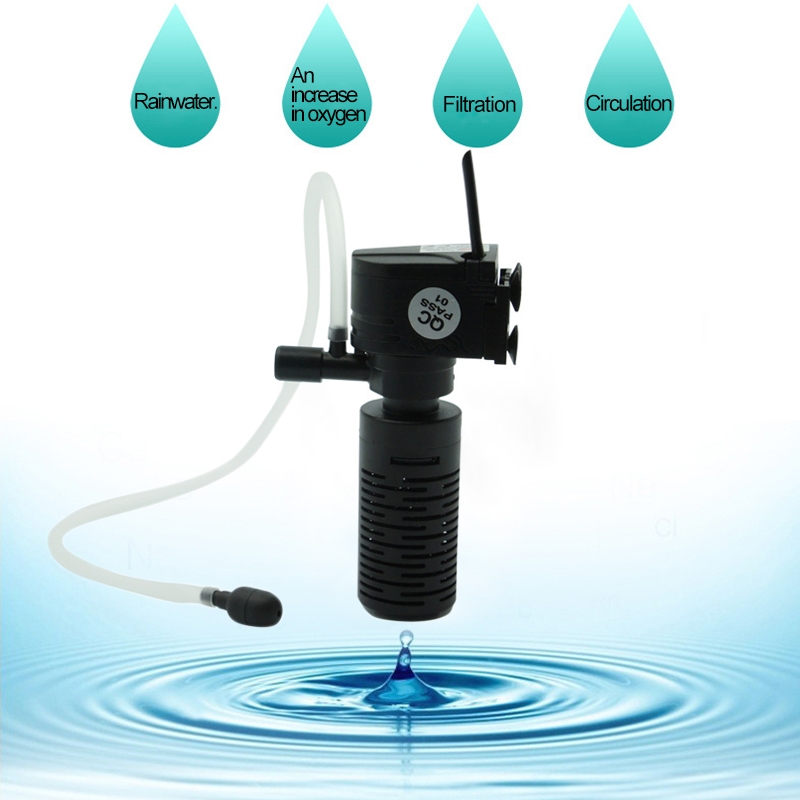 HX200L 3W 300L/H Multifunction Mini Submersible Aquarium Water Pump