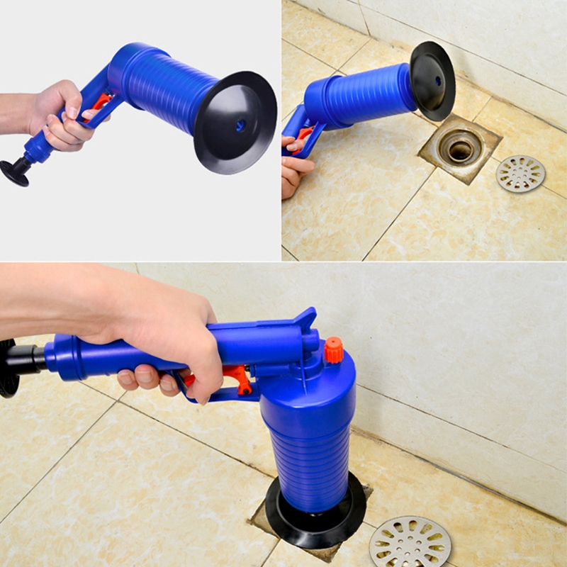 Kitchen Toilet High Pressure Drain Pipes Sinks Air Power Blaster