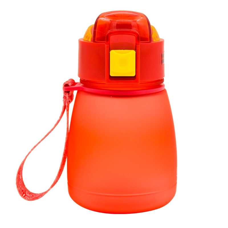 308ml Food Grade Plastic Child Cute Sippy Water Bottle (Red)