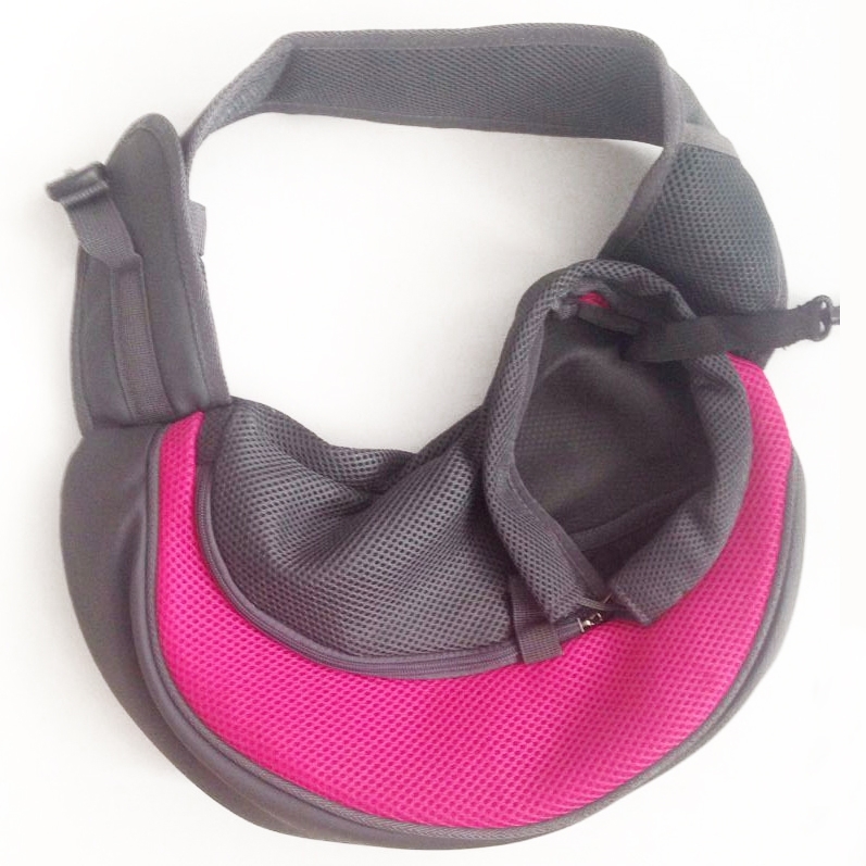 Dog and Cat Sling Carrier Hands Free Reversible Pet Papoose Bag, Size