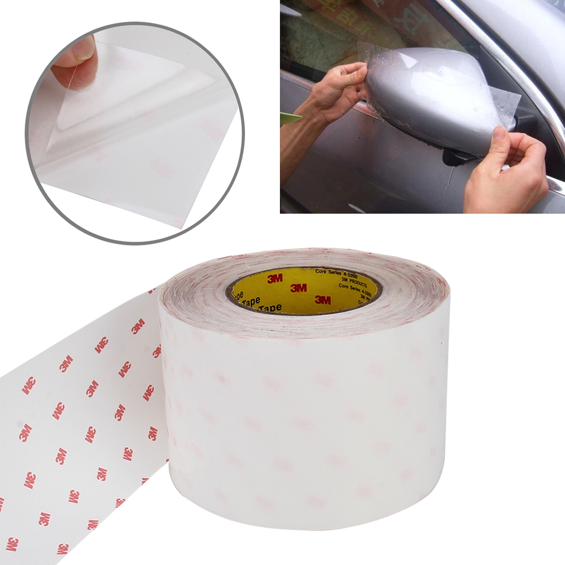 Car Auto Clear Paint Protection Vinyl Film Roll, Size 10*30cm