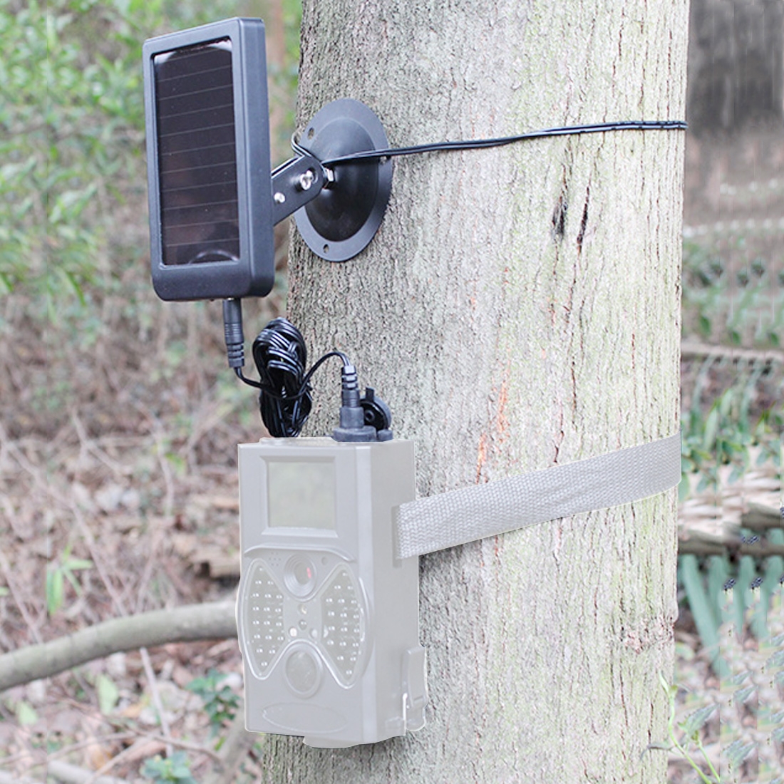 1500mAh Solar Panel Charger Waterproof Battery for Hunting Game Trail