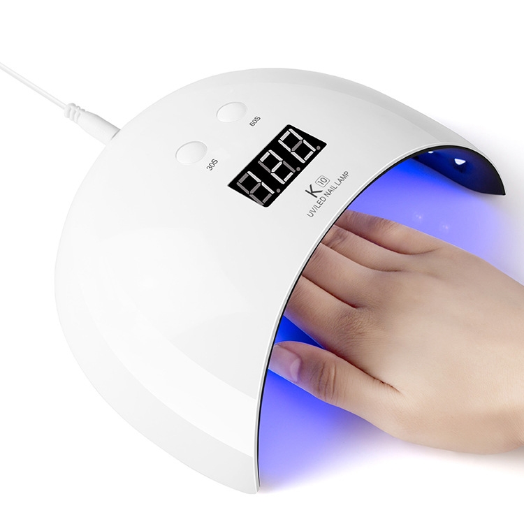 K10 24W Manicure Phototherapy Lamp / Double Light Source LED Sun Lamp