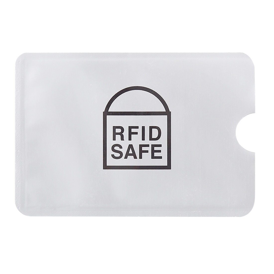100 PCS Aluminum Foil Anti Theft RFID Blocking Sleeve Card Protector