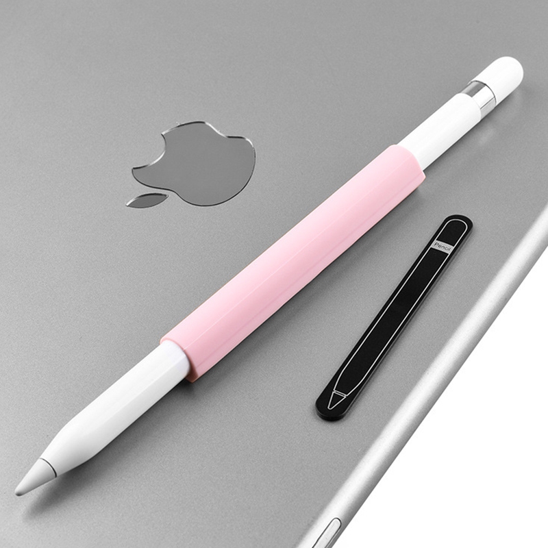 Sleeve Silicone Holder Grip Set for Apple Pencil (Pink