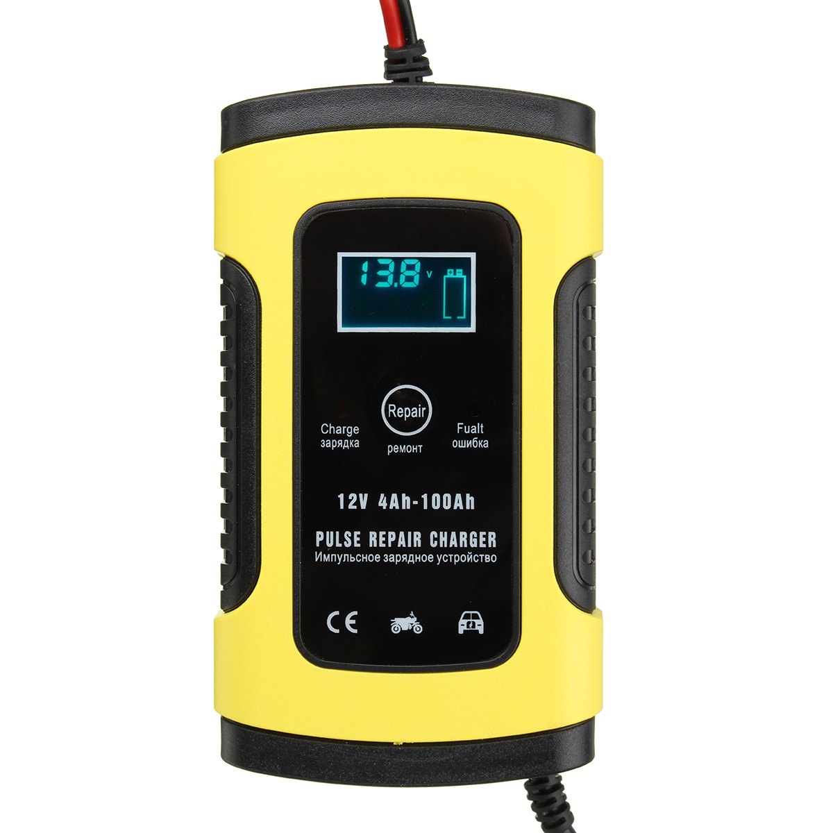 12V 5A Pulse Repair Charger with LCD Display Battery Charger Lead Acid