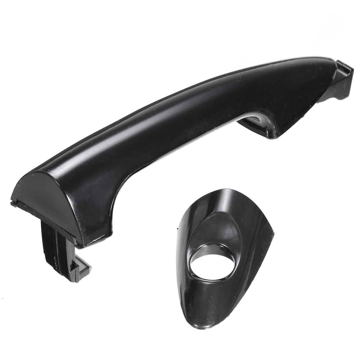 Front Right Exterior Door Handles Primed Plastic For