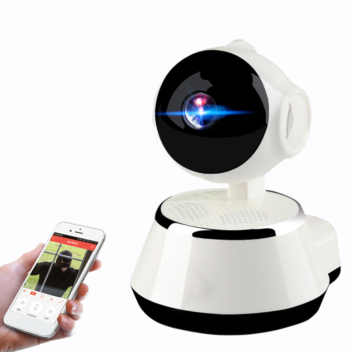960P 355 WIFI Infrared IP Camera CCTV Home Security Wireless Alarm