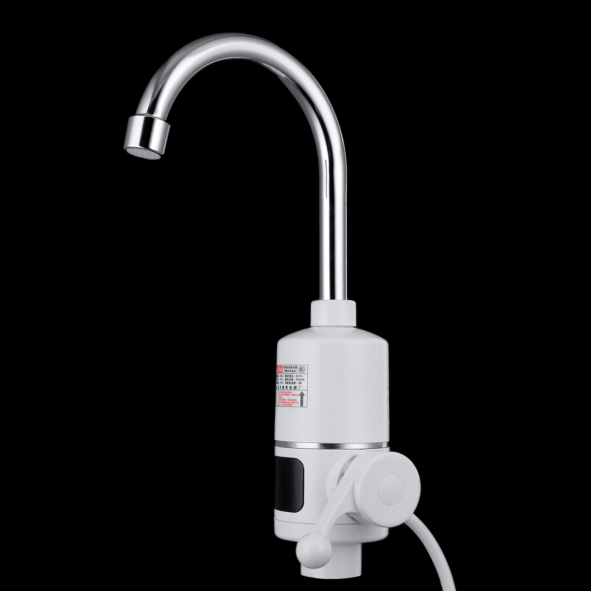 3000W Tankless Instant Electric Hot Water Heater Faucet LED Kitchen