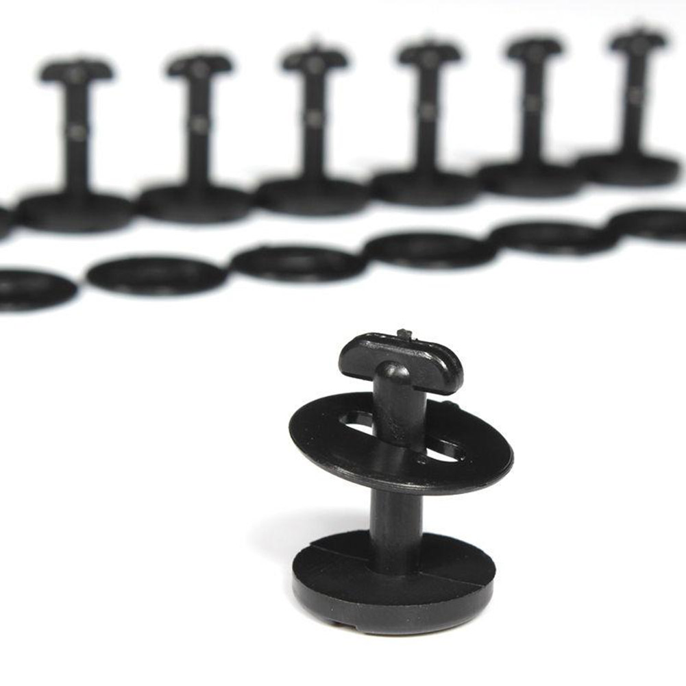10 Pieces Black Plastic Floor Carpet Mat Clips Twist Lock For BMW E39