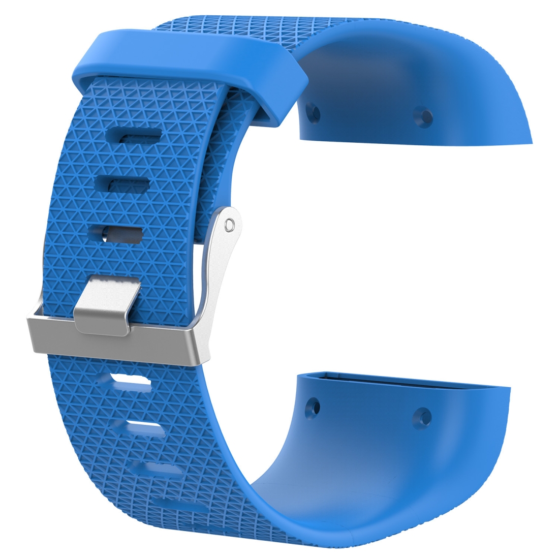 Rhombus Texture Adjustable Sport Wrist Strap for FITBIT Surge (Sky Blue